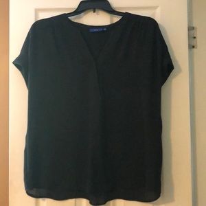 Black blouse with button